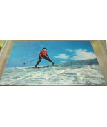 Postcard A Lone Skier - £4.24 GBP