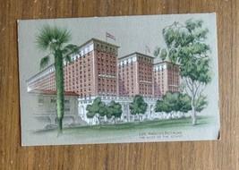 Los Angeles Biltmore Hotel Postcard Advertising John R. Dean Opt D - £7.72 GBP