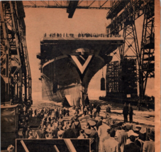 1945 Vintage Colossus of Brooklyn NY Navy Shipyard Article Popular Mecha... - $34.95