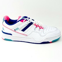 K-Swiss Match Rival White Blue Turquoise Pink Mens Size 7.5 Sneakers 071... - $54.95