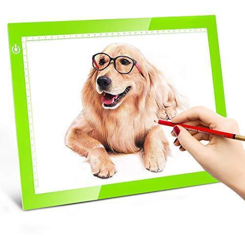 Portable A4 LED Copy Board Light Tracing Box Green Ultra-Thin Adjus...