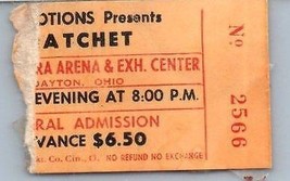 Vintage Molly Hatchet Ticket Stub Hara Arena Dayton Ohio Circa 1970&#39;s - $49.48