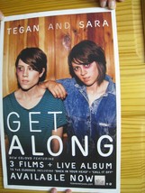 Tegan &amp; Sara Poster Get Along CD DVD Band Shot - £14.09 GBP