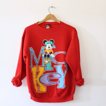 Vintage Walt Disney Mickey Mouse Sweatshirt Medium - $39.28