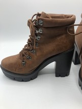 Doll house casual booties Boots chunky souls for women size 10 Brown - £13.91 GBP