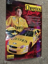 Rare Vintage 1998 Johnny Benson #26 Cheerios Roush Racing Poster New - £10.16 GBP