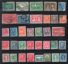 CANADA 1892-1952 Very Fine &amp; Fine Used Stamp Set #1 - £5.56 GBP