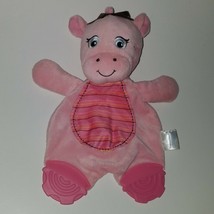 Garanimals Pink Giraffe Plush Teether Baby Girl Stuffed Animal Toy Lovey - £15.25 GBP