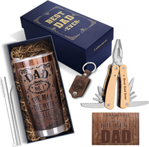 Fathers Day Dad Gifts, Best Dad Ever Gifts Basket, Retro Vintage Birthday Gifts  - £29.97 GBP