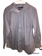 Ralph Lauren Top Size 2X Button Down Shirt Stretch Non iron Paisley Patt... - £29.98 GBP