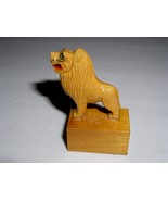 Penguin Brand Lion Vintage Pencil Sharpener Wood Gloss Finish Green - $373.69 MXN