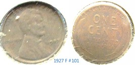 Lincoln Wheat Penny 1927 F #101 - $2.00