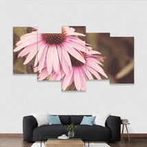 Multi-Piece 1 Image Pink Daisy Shabby Chic Ready To Hang Wall Art Home Decor - £81.18 GBP