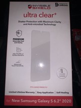 NEW Zagg Invisible Shield Ultra Clear+ Samsung Galaxy S20 6.2&quot; - £8.78 GBP