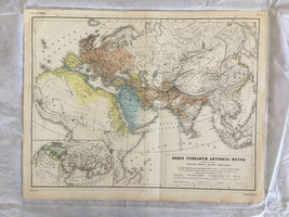 Original Map of the Ancient World &#39;Orbis Terrarum Antiquis Notus&#39; 1863 R... - £123.04 GBP