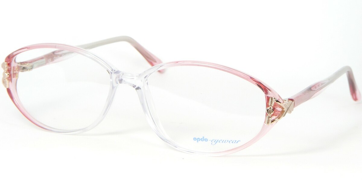 Opdo Eyewear 2474-1 Rose / Clear / Gold Brillenfassung 51-15-135mm - $58.40