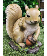 Rude Squirrel Pointing Middle Finger With Acorn Nutty Welcome Greeter St... - $74.82 CAD
