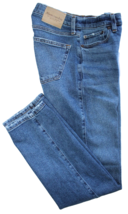 Abercrombie Kids Boys Relaxed Straight Size 13/14 Long Blue Denim Jeans - $11.29