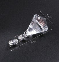 10pcs Crystal Chandelier Lamp Lighting Part Drops Pendants Balls Prisms Hanging - £13.41 GBP