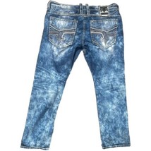 Rock Revival Cael A202 Alt Straight Men&#39;s Jeans Luxury Denim Size 42 X 32-1/2&quot; - £72.08 GBP