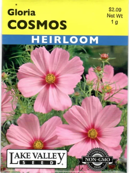 Cosmos Dazzler Heirloom Non-Gmo Flower Seeds - Lake Valley 12/24 Fresh Garden - £6.13 GBP