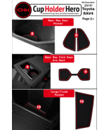 CupHolderHero Rav4 2019-2024 liners - €16,78 EUR