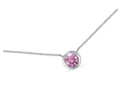 Sterling Silver 6mm Round Bezel-Set Dainty Made - £57.42 GBP