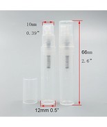 Bluemoona 20PCS - 3ml Portable Refillable Travel Spray Empty Bottle Tran... - $9.99