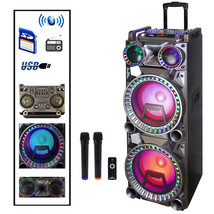 Befree Sound 700W Dual 10 Inch Subwoofer Bluetooth Portable Party Speaker with S - $286.38