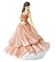 Royal Doulton Millie 2021 Figure of Year Pretty Lady in Coral Gown HN593... - $168.90