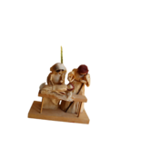 Vtg Christmas Corn Husk Dolls Nativity Holy Family Mary Joseph Jesus Tai... - €9,68 EUR