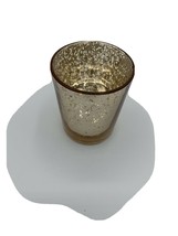 Gold Votive Candle Holder Set of 10, Mercury Glass Holder, 2.75” - £12.16 GBP