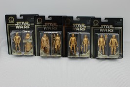 Disney Star Wars Commemorative Edition Skywalker Saga GOLD Lot of 4 Prequel New - £54.36 GBP