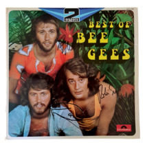 Bee Gees Autographed &#39;The Best Of&#39; LP COA #TB33649 - £955.23 GBP