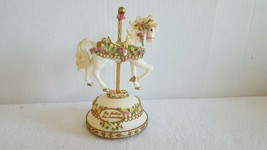 Adorable Hand Painted Porcelain Pony Music Box By San Francisco Music Company - £15.18 GBP