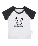Hi, I&#39;m New Funny T shirts Newborn Baby T-shirts Infant Graphic Tees Kid... - £8.24 GBP+