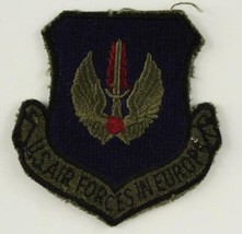 Vintage Vietnam Era US Military Patch Air Forces In EUROPE 3&quot; Tall Embro... - £7.58 GBP