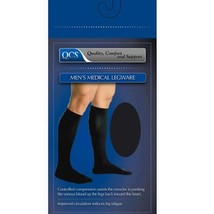 QCS Men&#39;s Medical Socks - Black - Medium/Large - £14.95 GBP