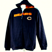 Chicago Bears Nfl YOUTH/ Kids Navy Full Zipper Hoodie Sweatshirt Size Small New - £16.71 GBP