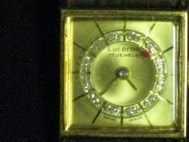 Rare Lucerne Woman&#39;s 17 Jewel Wrist Watch - $179.18