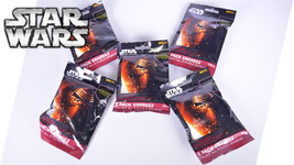 Star Wars The Force Awakens Two Blind Packs of 2 Figural Eraseez Erasers MIP NEW - £8.67 GBP
