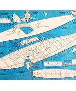 1947 Motor Driven Paddle Board Schematic Advertisement Boats Ephemera E8F - $366.69 MXN