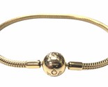 Pandora Unisex Bracelet 14kt Gold Plated 301951 - £119.75 GBP