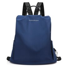 SenkeyStyle Women&#39;s Backpack Solid New Fashion Nylon Girl Backpa Shoulder Bags L - $50.84
