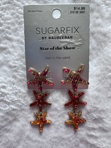Sugarfix by Baublebar Star of the Show Starfish Bead Drop Statement Earrings - £7.67 GBP