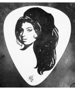 Large Amy Winehouse Silhouette Guitar pick wall art, Jazz Music Wall Han... - $2,433.80 MXN
