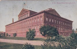 Pension Office Washington D. C. Postcard 1908 A02 - £2.21 GBP