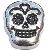 Sugar Skull Floating Locket Charms - £1.93 GBP