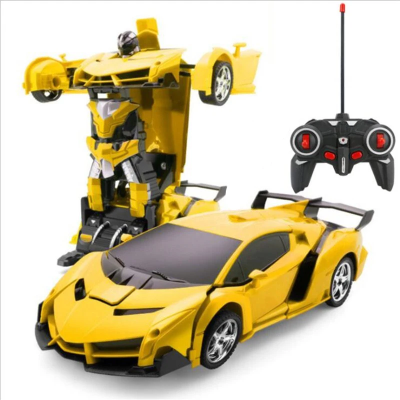 RC Car Transformation Robots Sports Vehicle Model Robots Toys Cool Defor... - £25.79 GBP