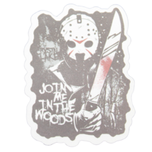 Friday the 13th Jason Camp Crystal Lake Join Me in Woods Horror Movie Sticker - £1.76 GBP